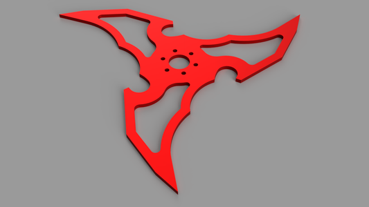 Shuriken Blade CAD Design (Mini Mulcher's Main Weapon!)