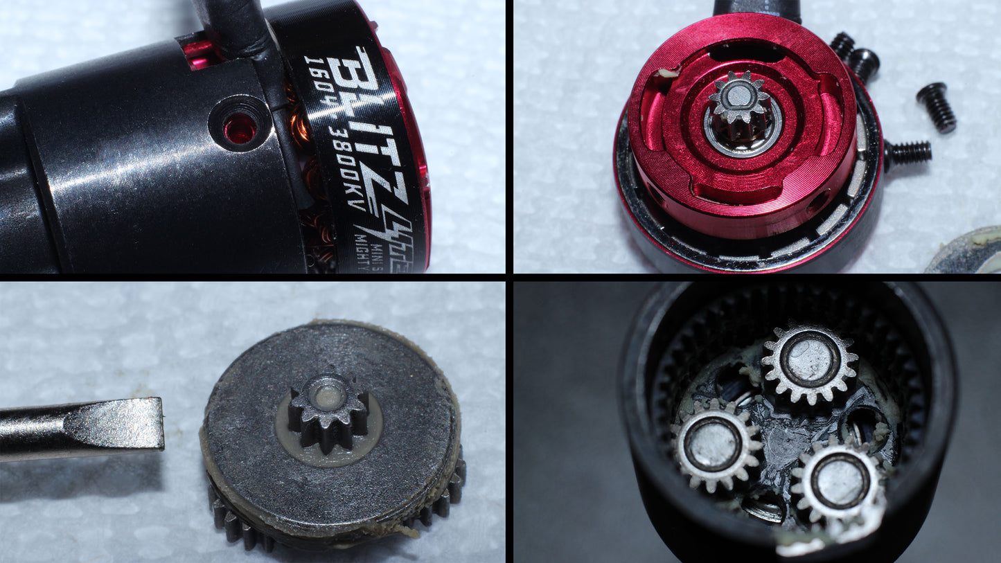 Blitz Lite 1604 - Peak Power Density Brushless Gearmotors
