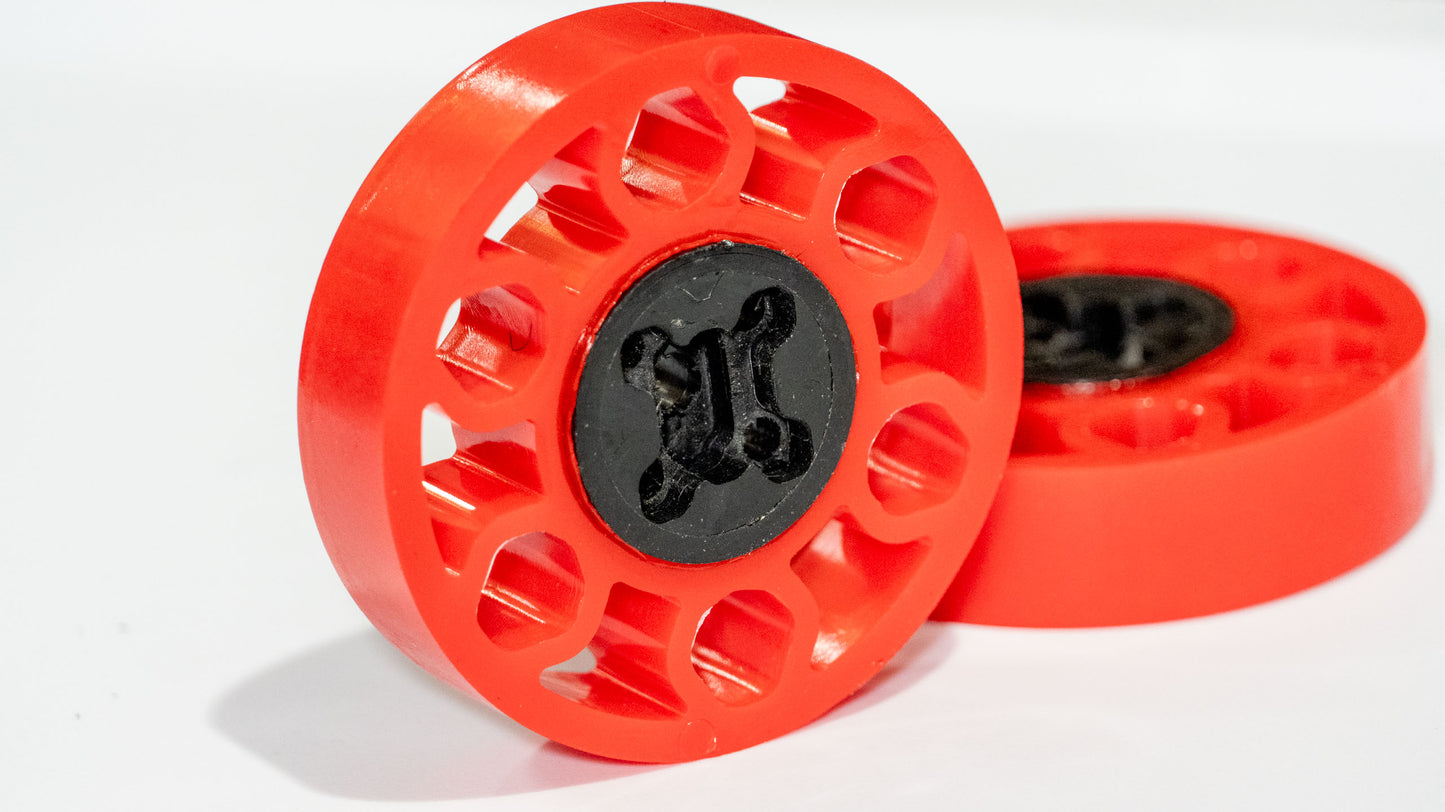 Ribbed Urethane 70mm Wheels (DRV Kit & More)