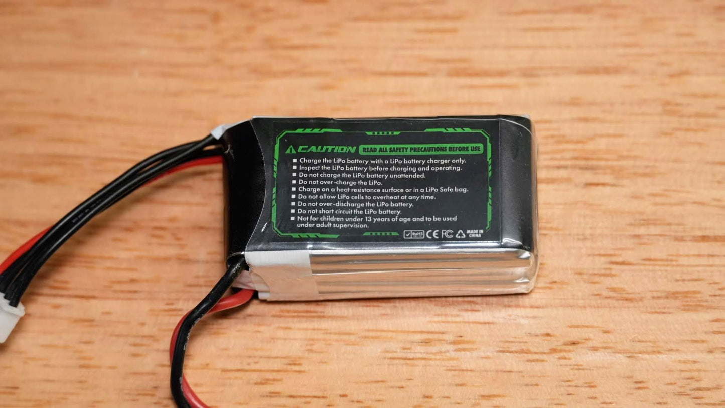 4S 14.8V 650mAh High Performance LiPo Battery