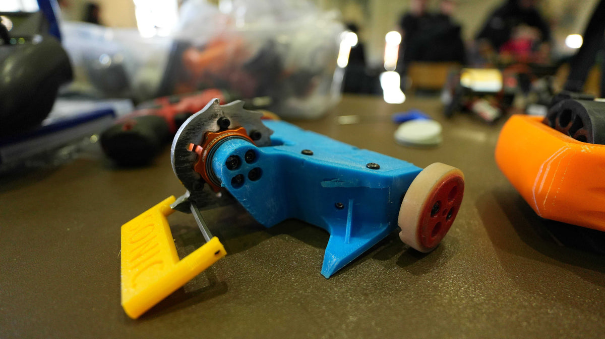 Free Robot CAD - SONIC V3, Mostly 3D Printed Antweight