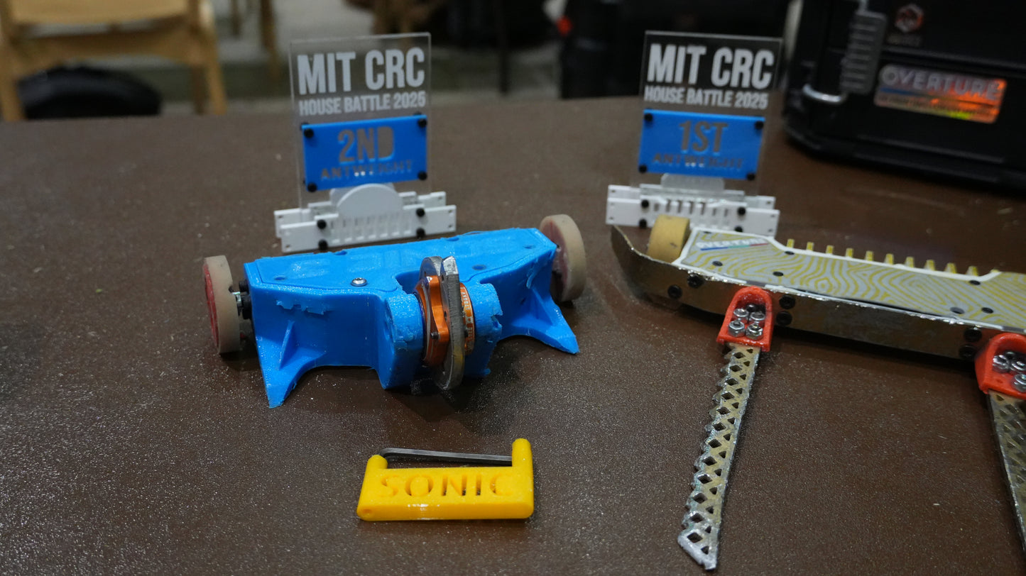 Free Robot CAD - SONIC V3, Mostly 3D Printed Antweight