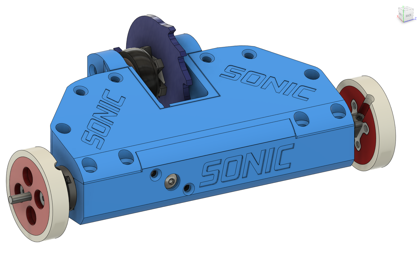 Sonic V1.0 Full CAD Assembly (Winner of Maker Battle April 2024)