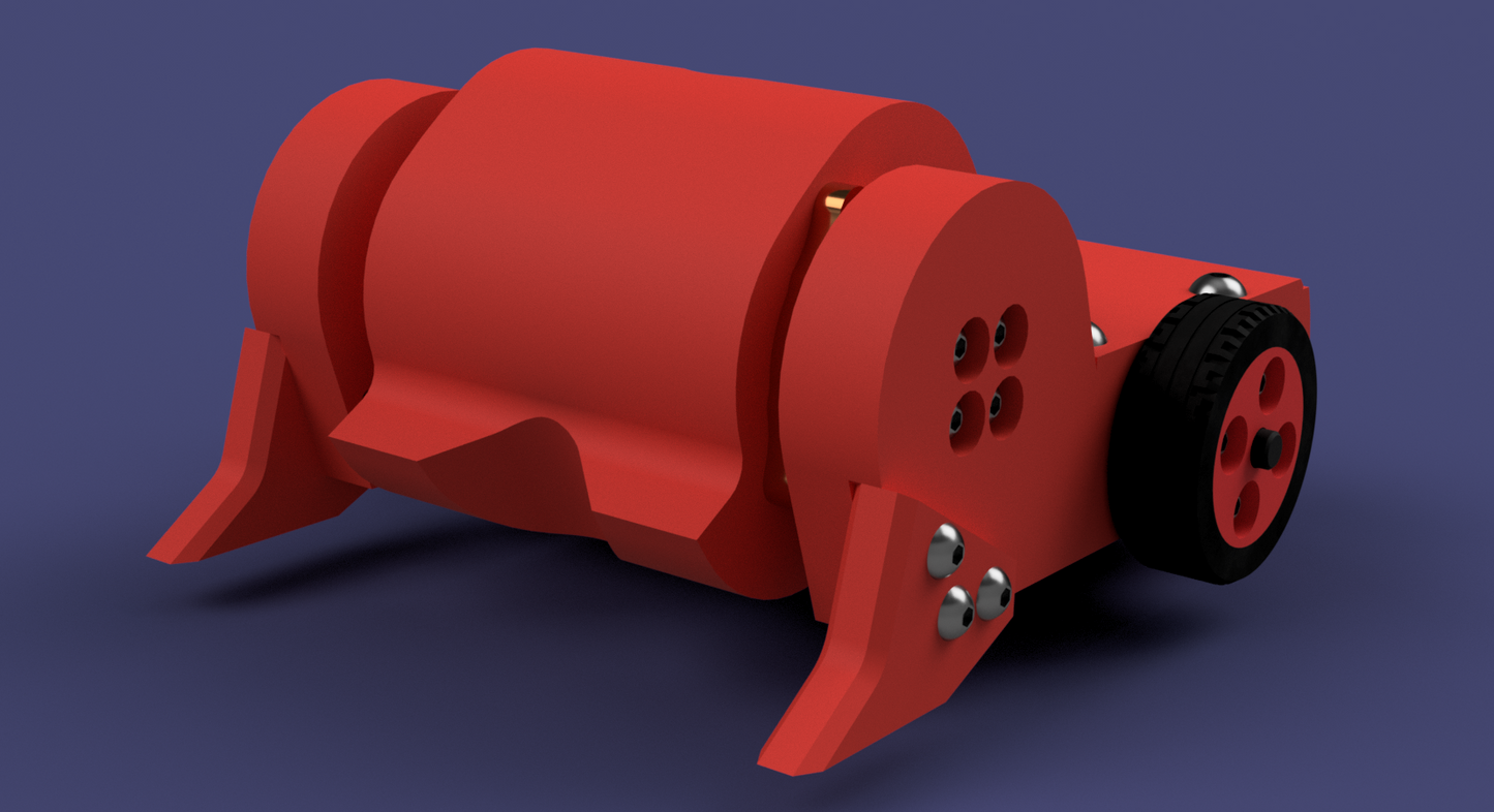 Free Robot CAD - ADDITION 3D Printable Plastic Antweight