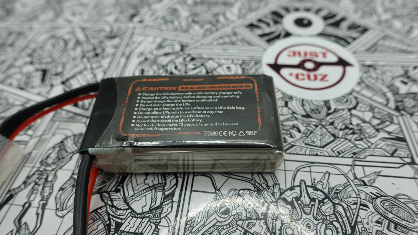 3S 11.1V 550mAh High Performance LiPo Battery