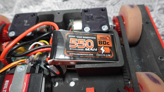 3S 11.1V 550mAh High Performance LiPo Battery