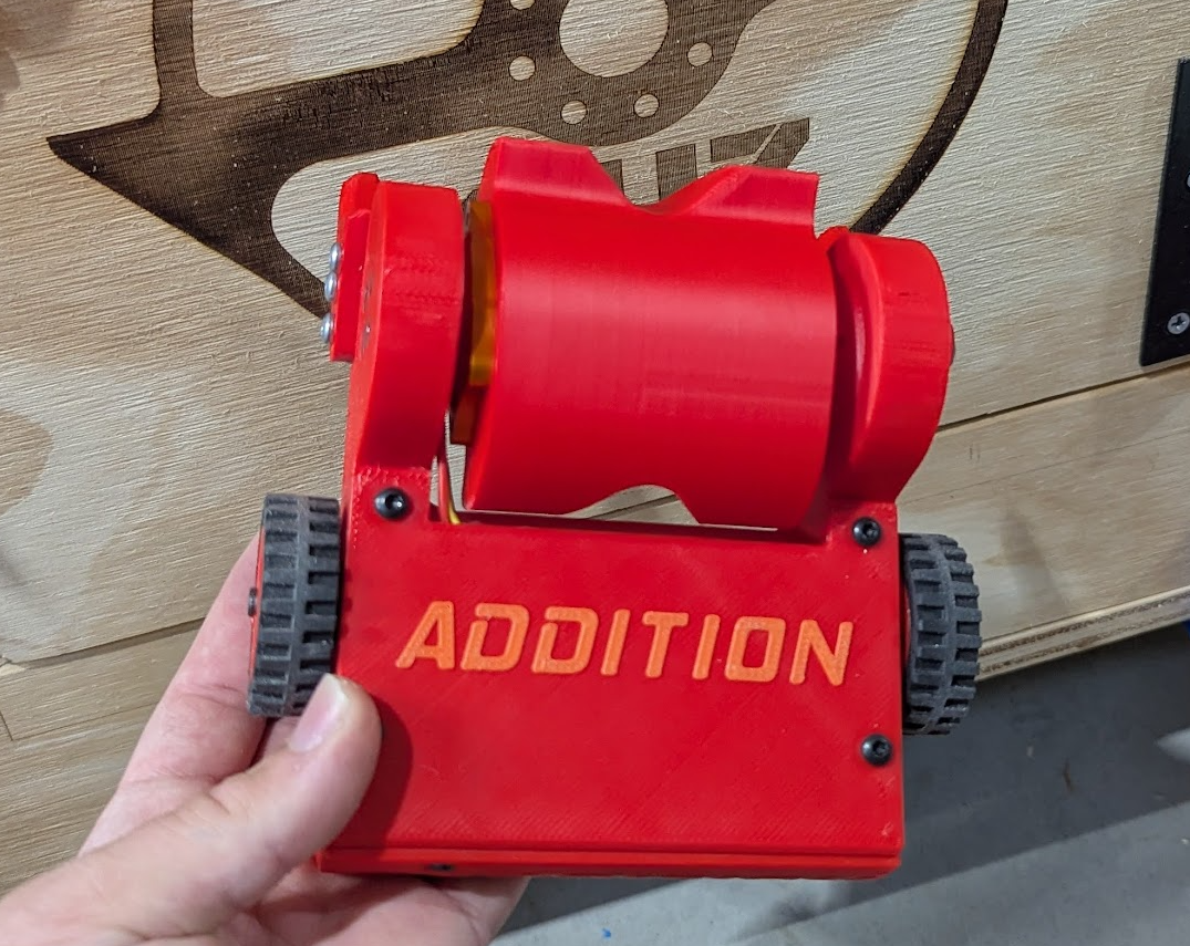 Free Robot CAD - ADDITION 3D Printable Plastic Antweight