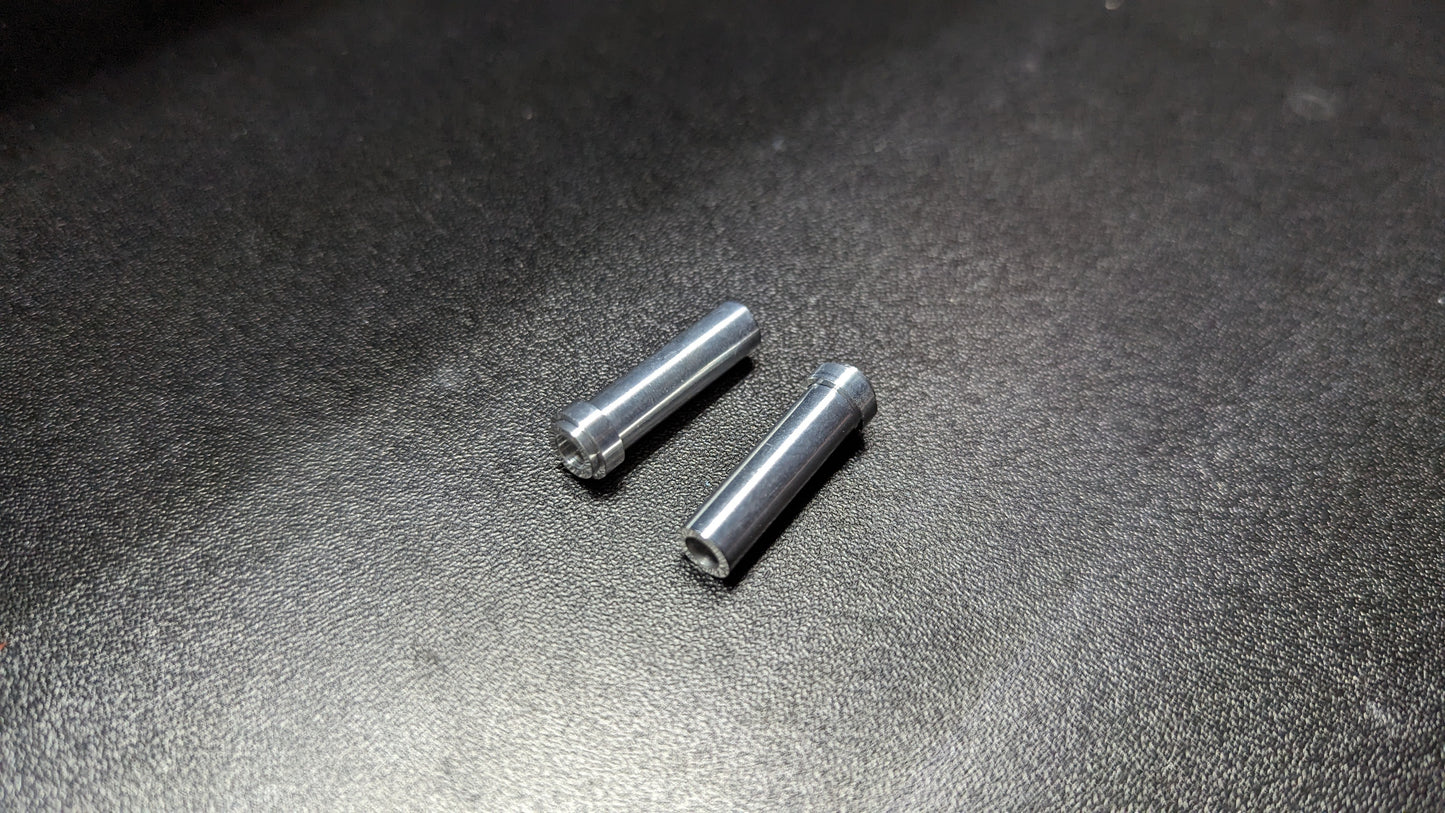 Aluminum 4mm ID, 1 inch Wheel Bushings (1 Pair)