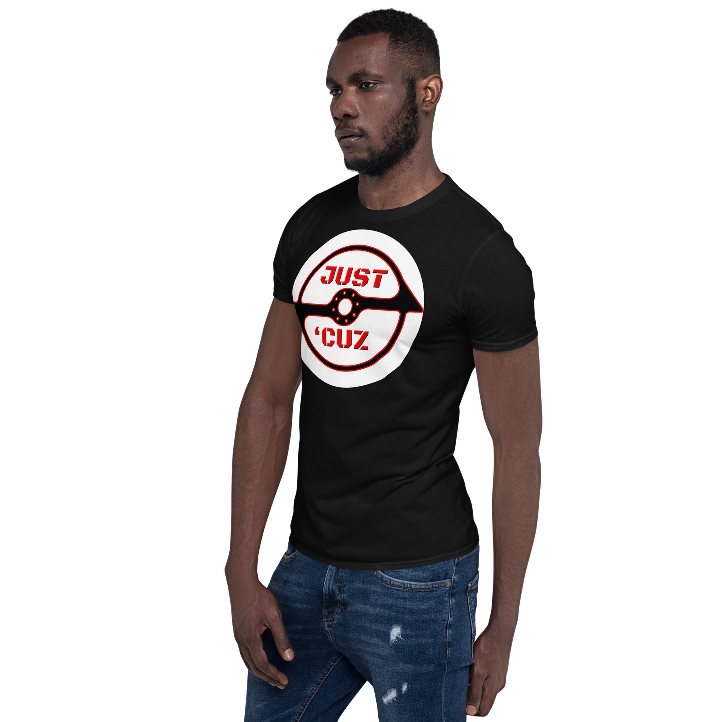 Logo Black or White Short-Sleeve Unisex T-Shirt