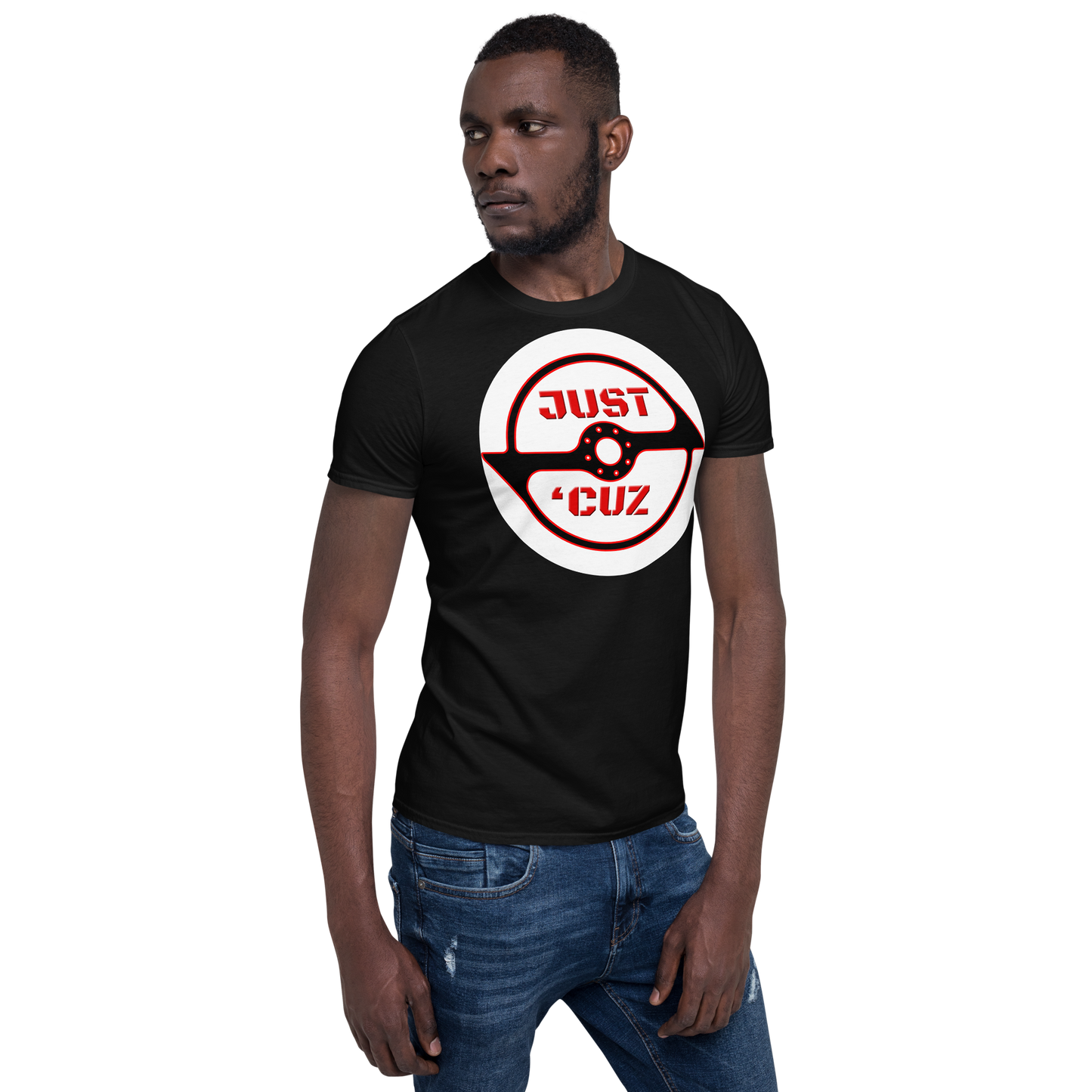 Logo Black or White Short-Sleeve Unisex T-Shirt