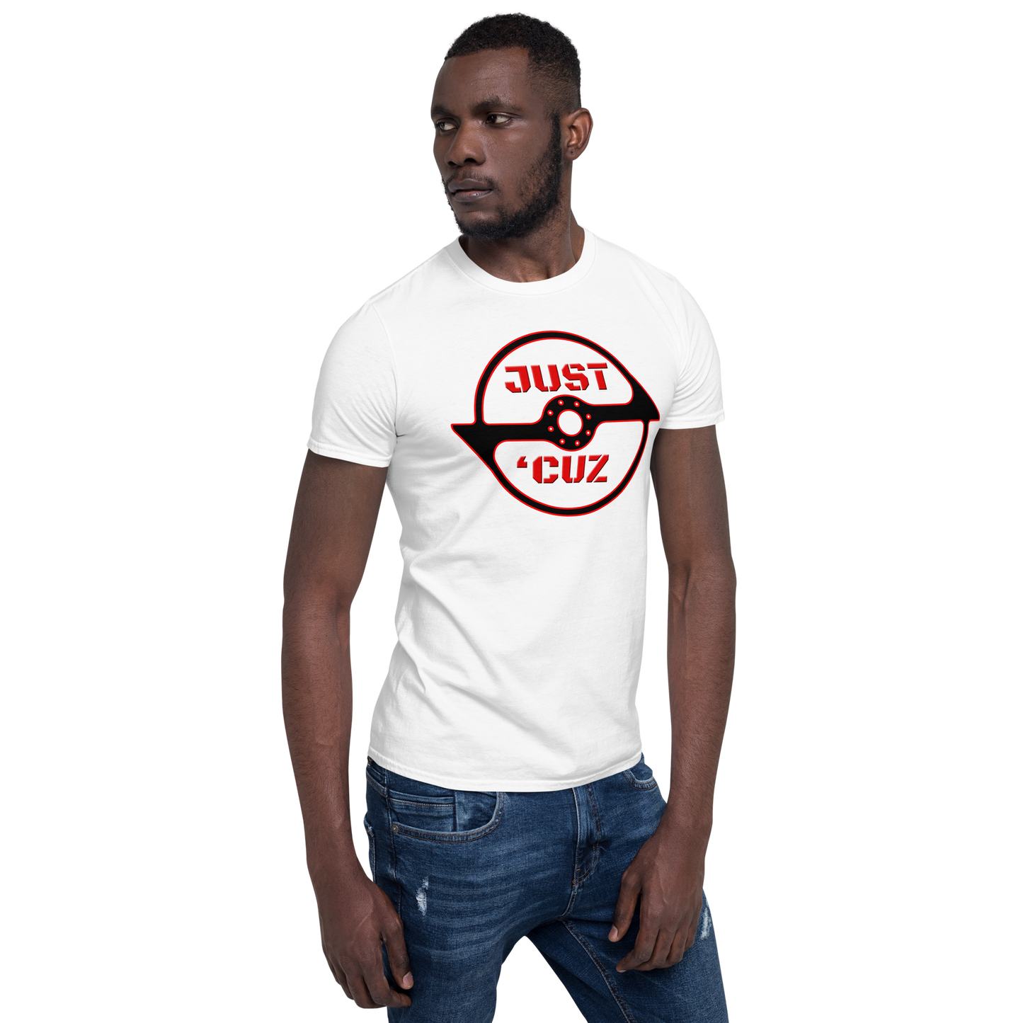 Logo Black or White Short-Sleeve Unisex T-Shirt