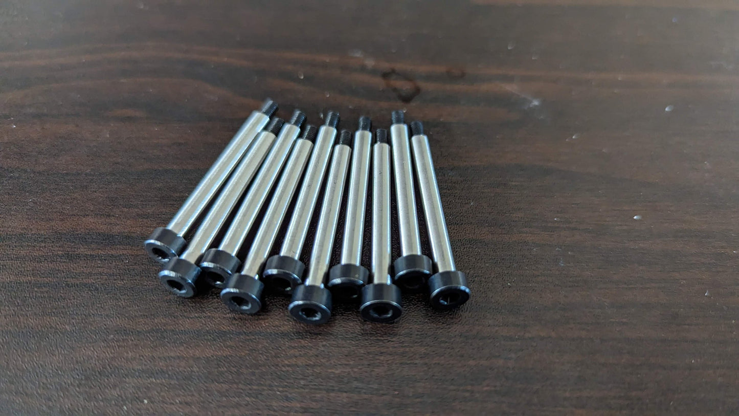 4mm x 35mm Alloy Steel Class 12.9 Shoulder Bolts, 10 Pack