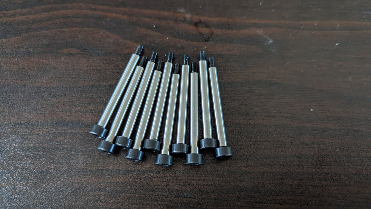4mm x 35mm Alloy Steel Class 12.9 Shoulder Bolts, 10 Pack