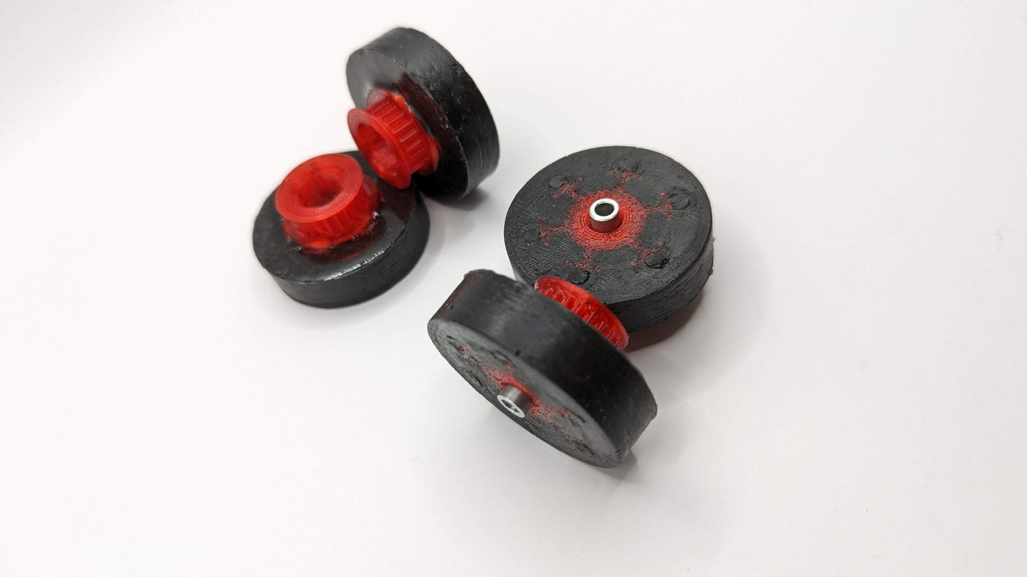 SSP Wheels: 1.75 x 0.5 inch with Integrated Pulleys