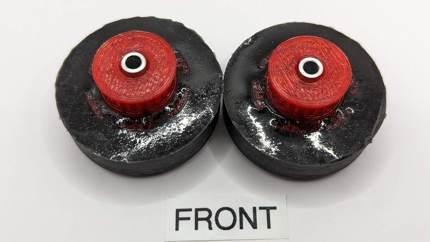 SSP Wheels: 1.75 x 0.5 inch with Integrated Pulleys