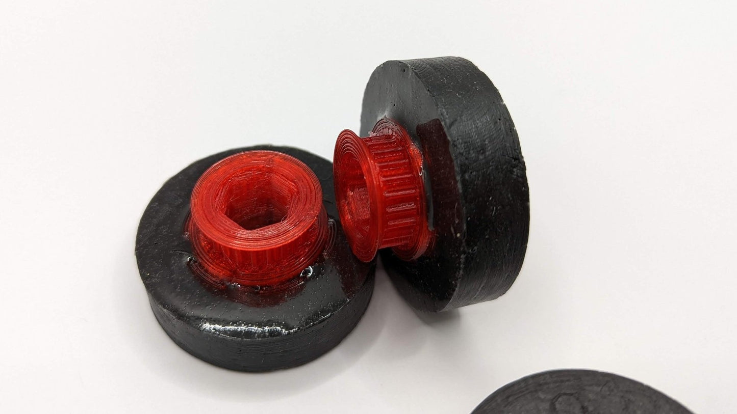 SSP Wheels: 1.75 x 0.5 inch with Integrated Pulleys
