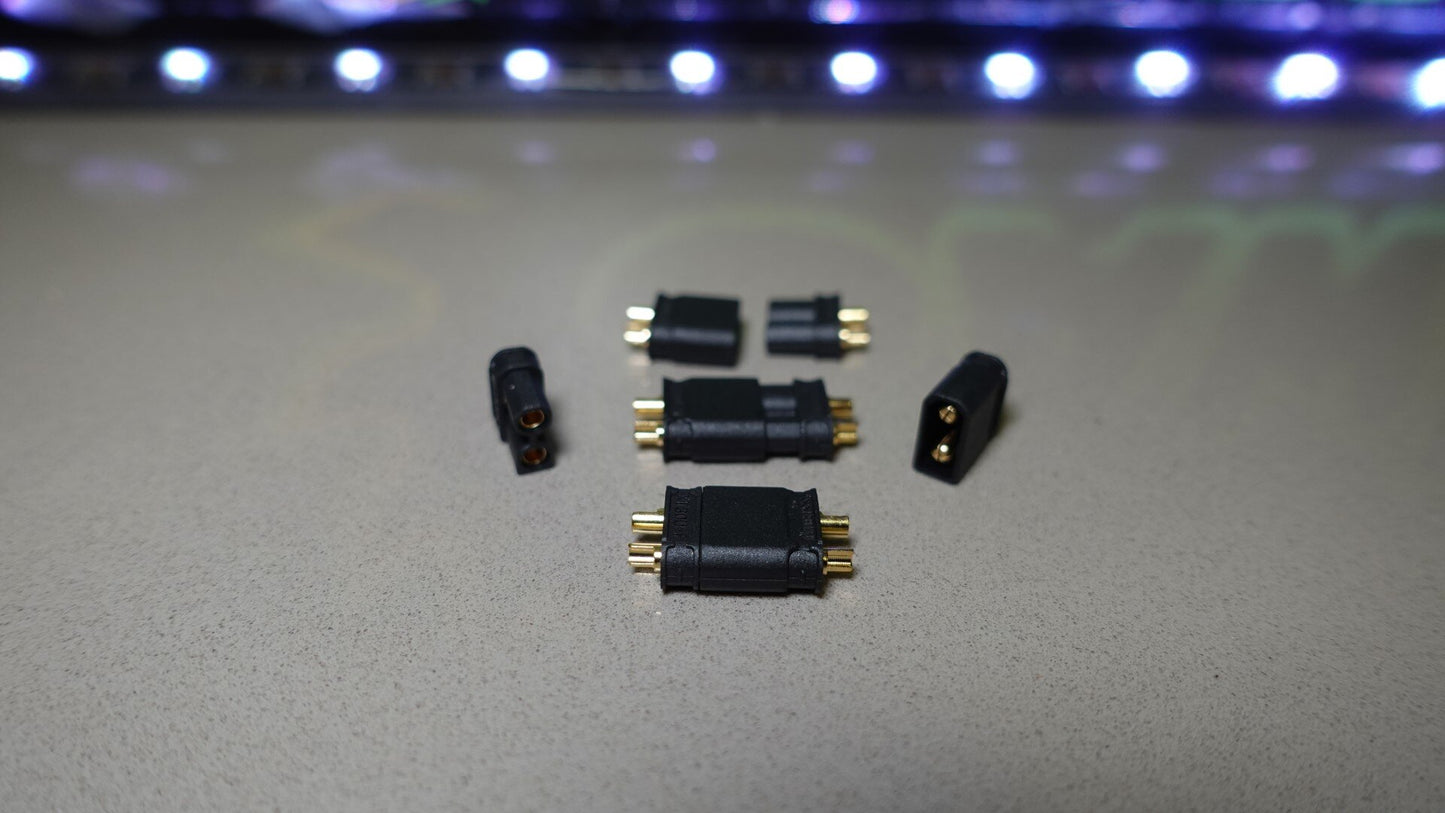 XT30U Connectors, 4 pairs - for PD Boards