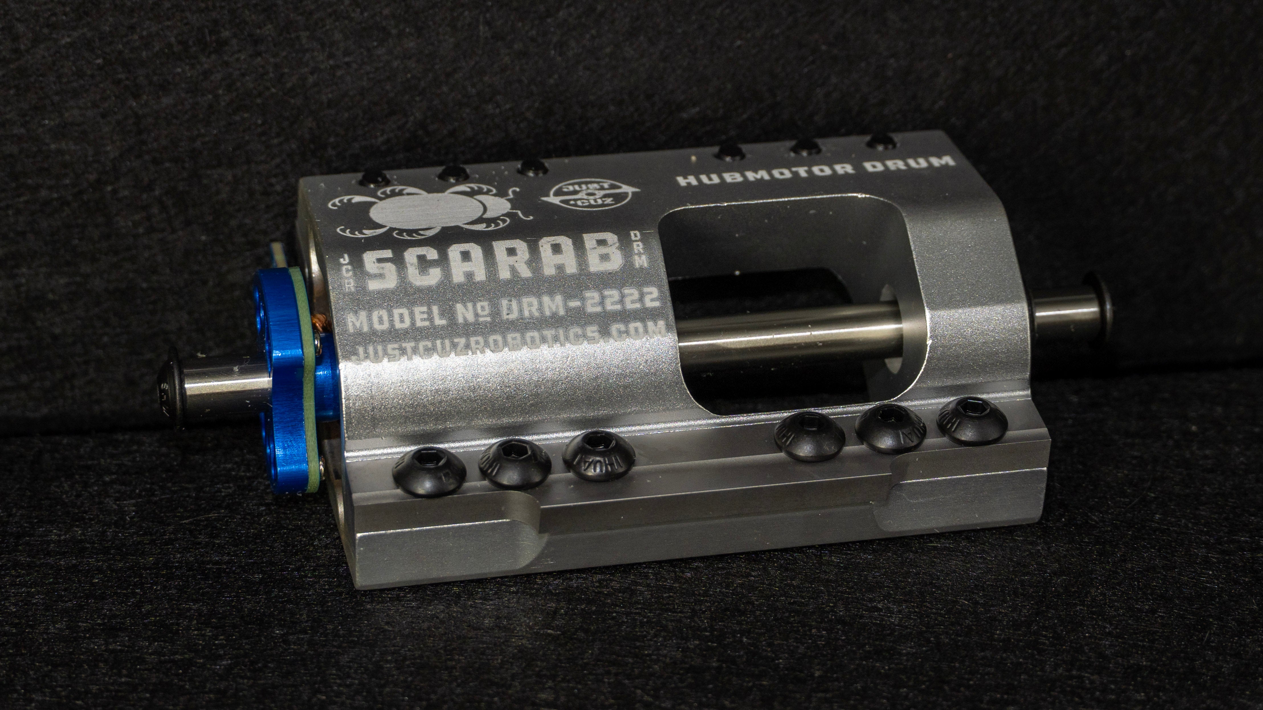 SCARAB Beetleweight Hubmotor Drum V1.11 – Just 'Cuz Robotics