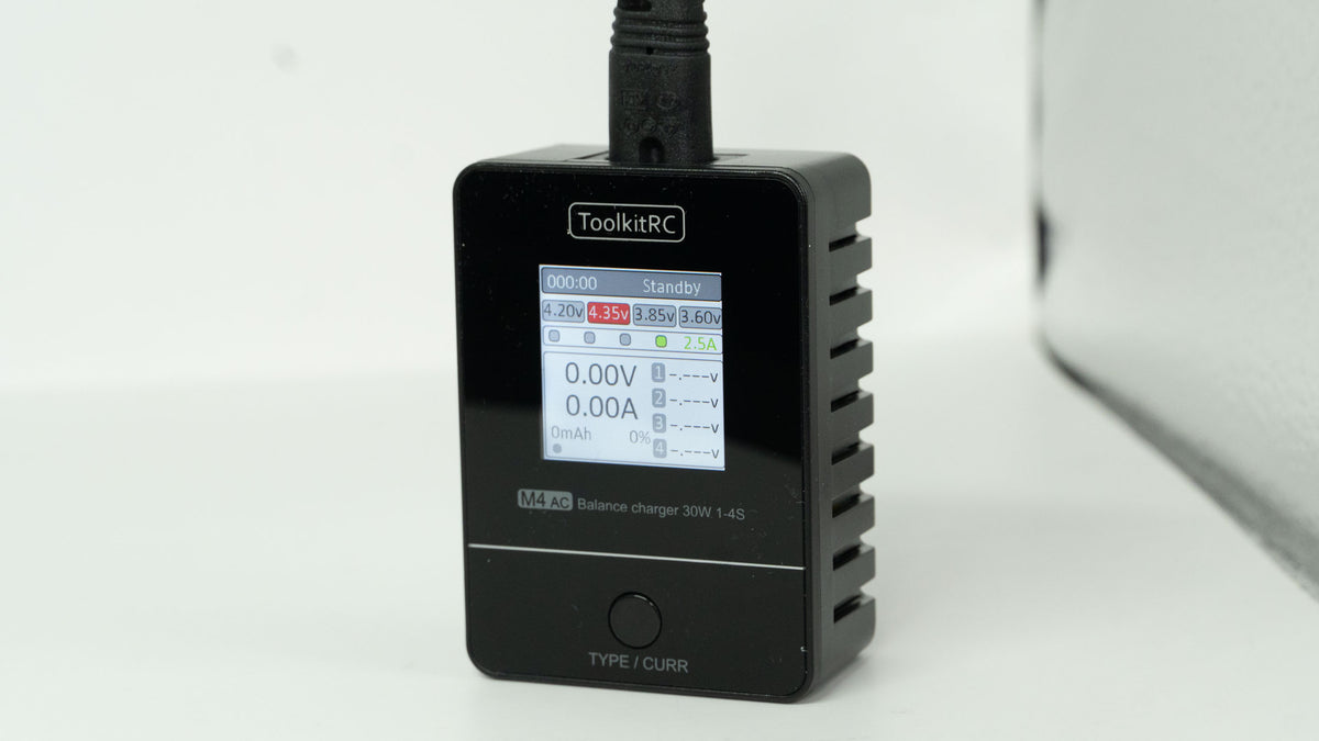 M4ac ToolkitRC M4AC LiPo Battery Balance Charger – Just 'Cuz Robotics