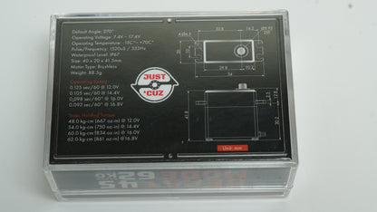 Beast Mode Servo - Super Fast 4S 62kg-cm True 200 Degree