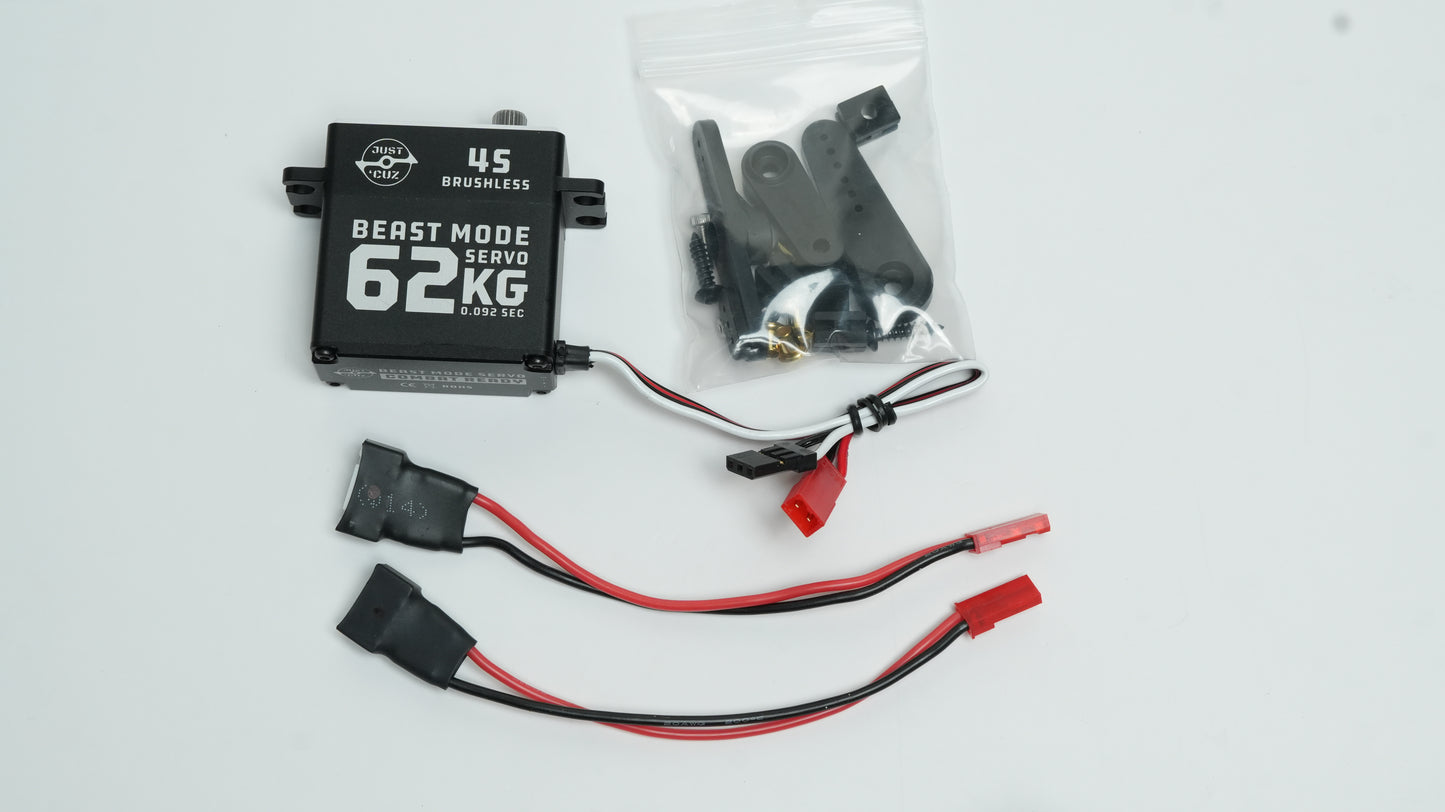 Beast Mode Servo - Super Fast 4S 62kg-cm True 200 Degree