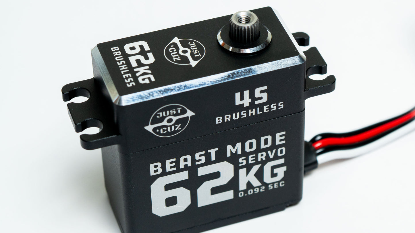 Beast Mode Servo - Super Fast 4S 62kg-cm True 270 Degree