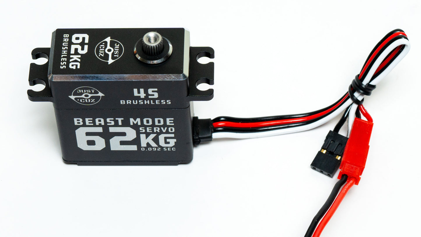 Beast Mode Servo - Super Fast 4S 62kg-cm True 270 Degree