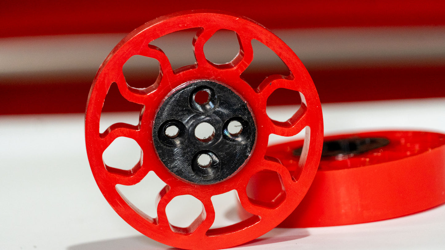 Ribbed Urethane 70mm Wheels (DRV Kit & More)