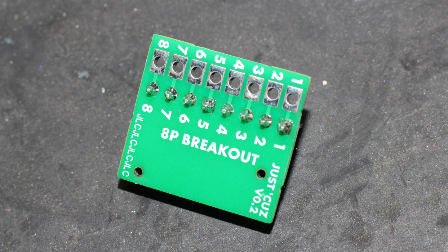 JST 8pin 1mm Pitch Breakout Board - Easy Wiring for 4-in-1 ESCs