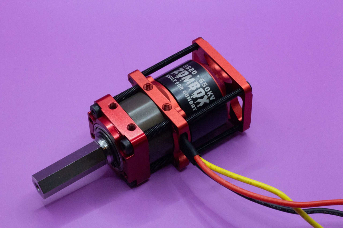 ZomBox - 30lb/12lb 5.8:1 Gearbox & Custom 3520 Motor – Just 'Cuz Robotics