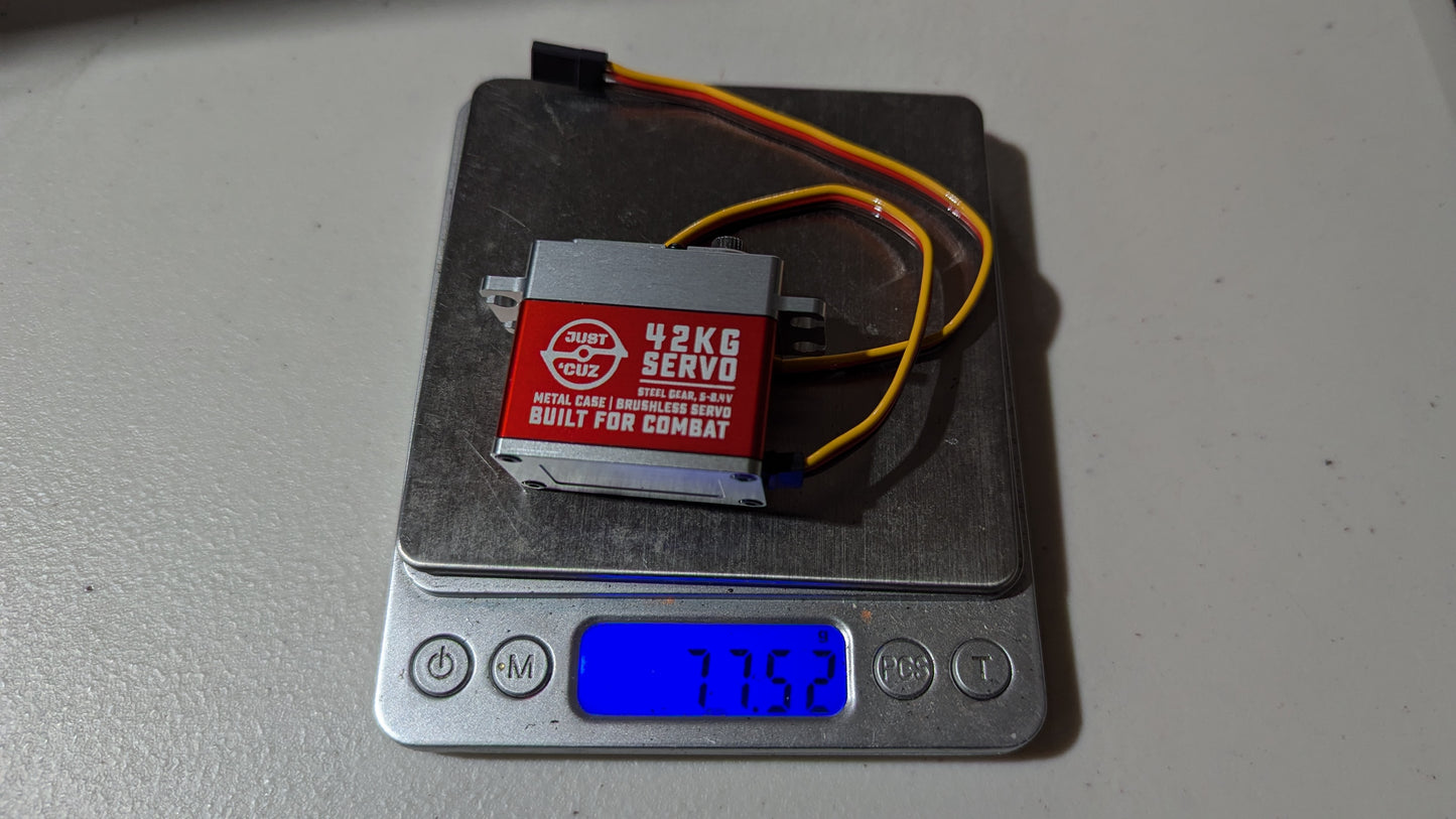 Brushless All Metal Speedy Servo - 42kg-cm True 200 Degree