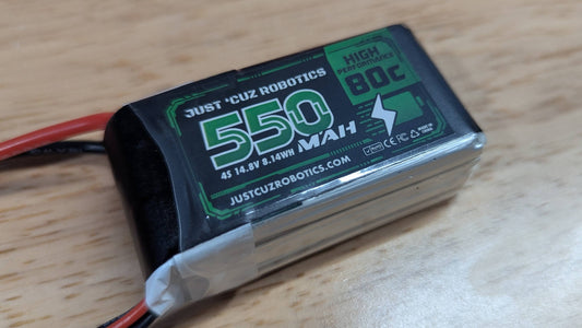 4S 14.8V 650mAh High Performance LiPo Battery