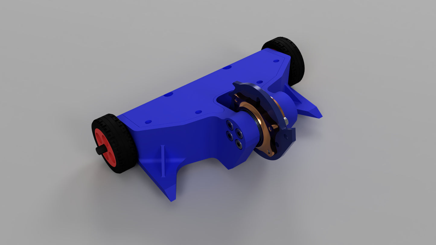 Free Robot CAD - SONIC V3, Mostly 3D Printed Antweight