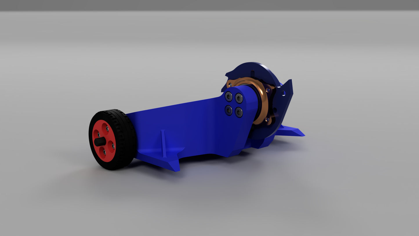 Free Robot CAD - SONIC V3, Mostly 3D Printed Antweight