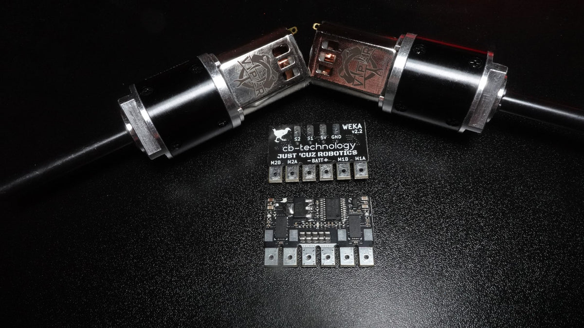 WEKA 20A Dual Brushed Motor Controller - Next Gen Dual ESC – Just 'Cuz ...