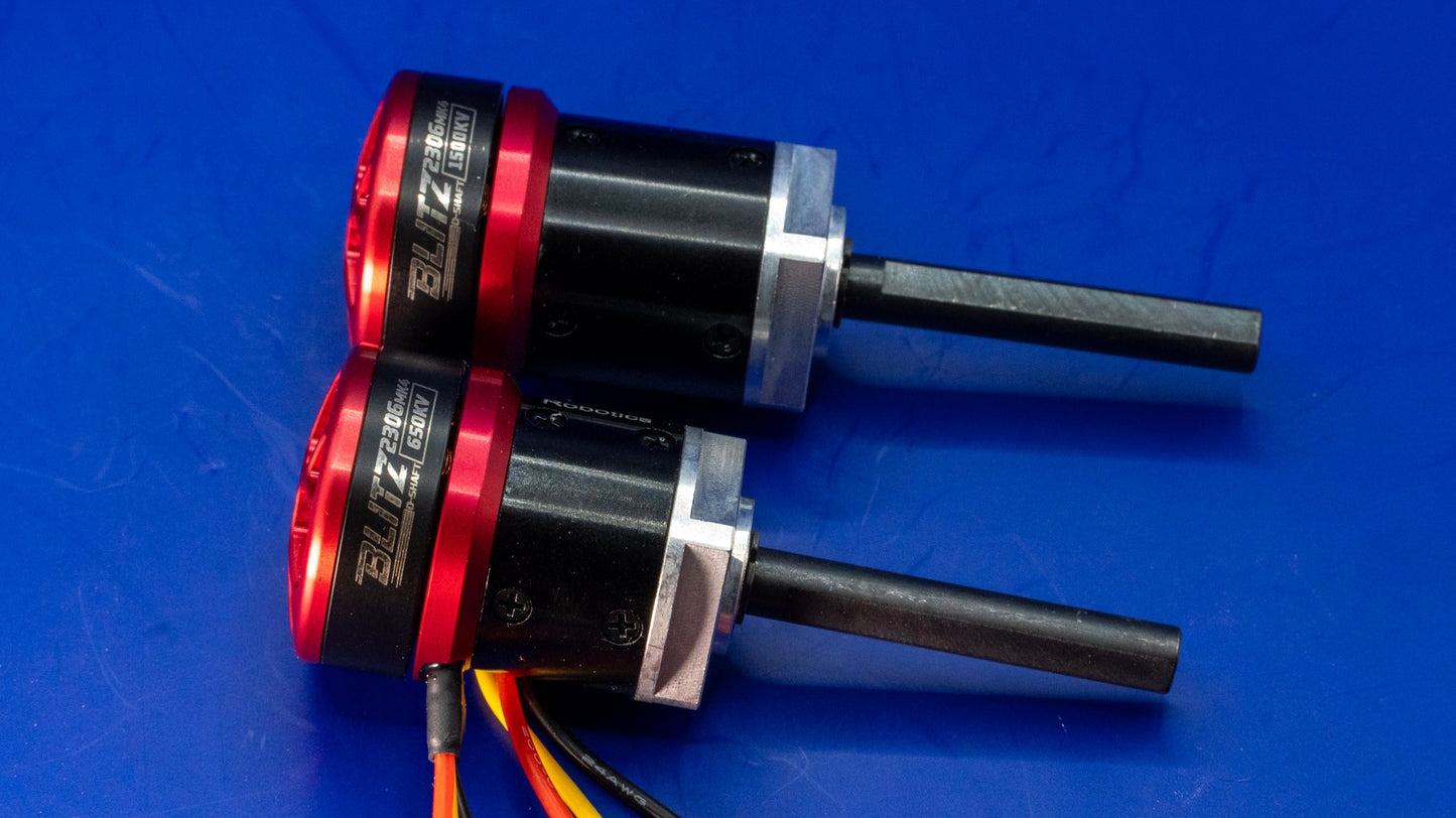Blitz Pro 2306 - Brushless Bulletproof 24mm Gearmotors