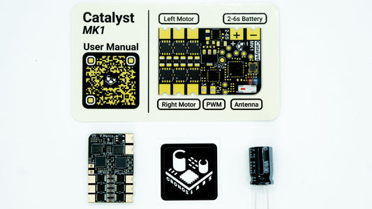 Catalyst Dual Brushless ESC with Integrated RX for Ants and Beetles (AFHDS2A)