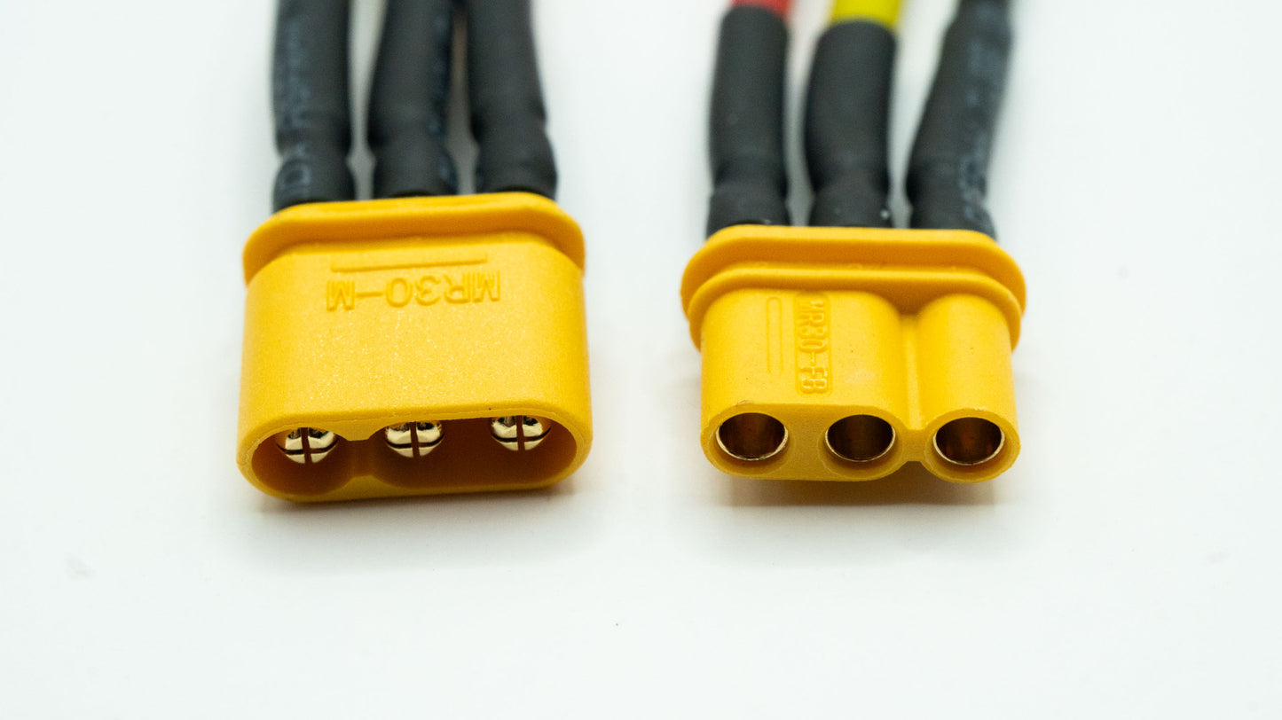 MR30 Connectors, 18AWG Wire, 1 pair
