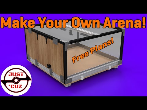 Antweight Arena CAD Design (Featured in Make!)