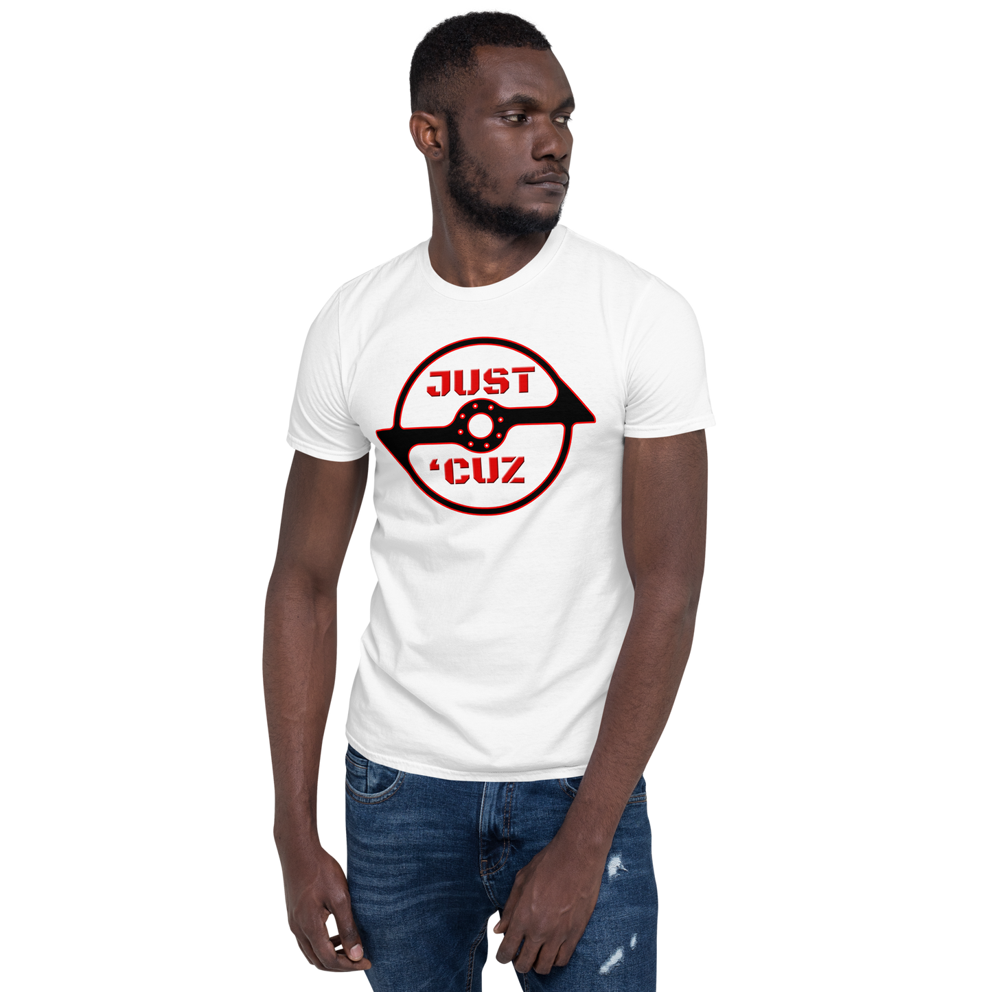 Logo Black or White Short-Sleeve Unisex T-Shirt