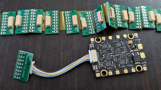 JST 8pin 1mm Pitch Breakout Board - Easy Wiring for 4-in-1 ESCs