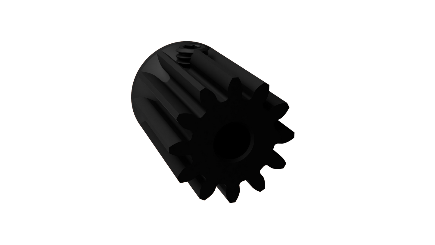 Pair of Gears: 12 Tooth, Mod 1, 4mm Bore (for DartBox & More)