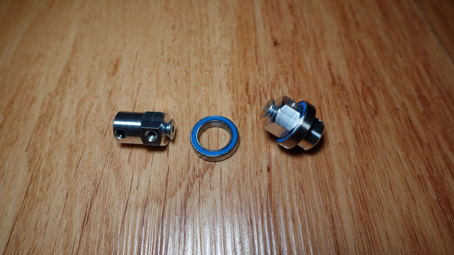 12mm Hex Hubs Pair, 4mm Bore (for DartBox & More)