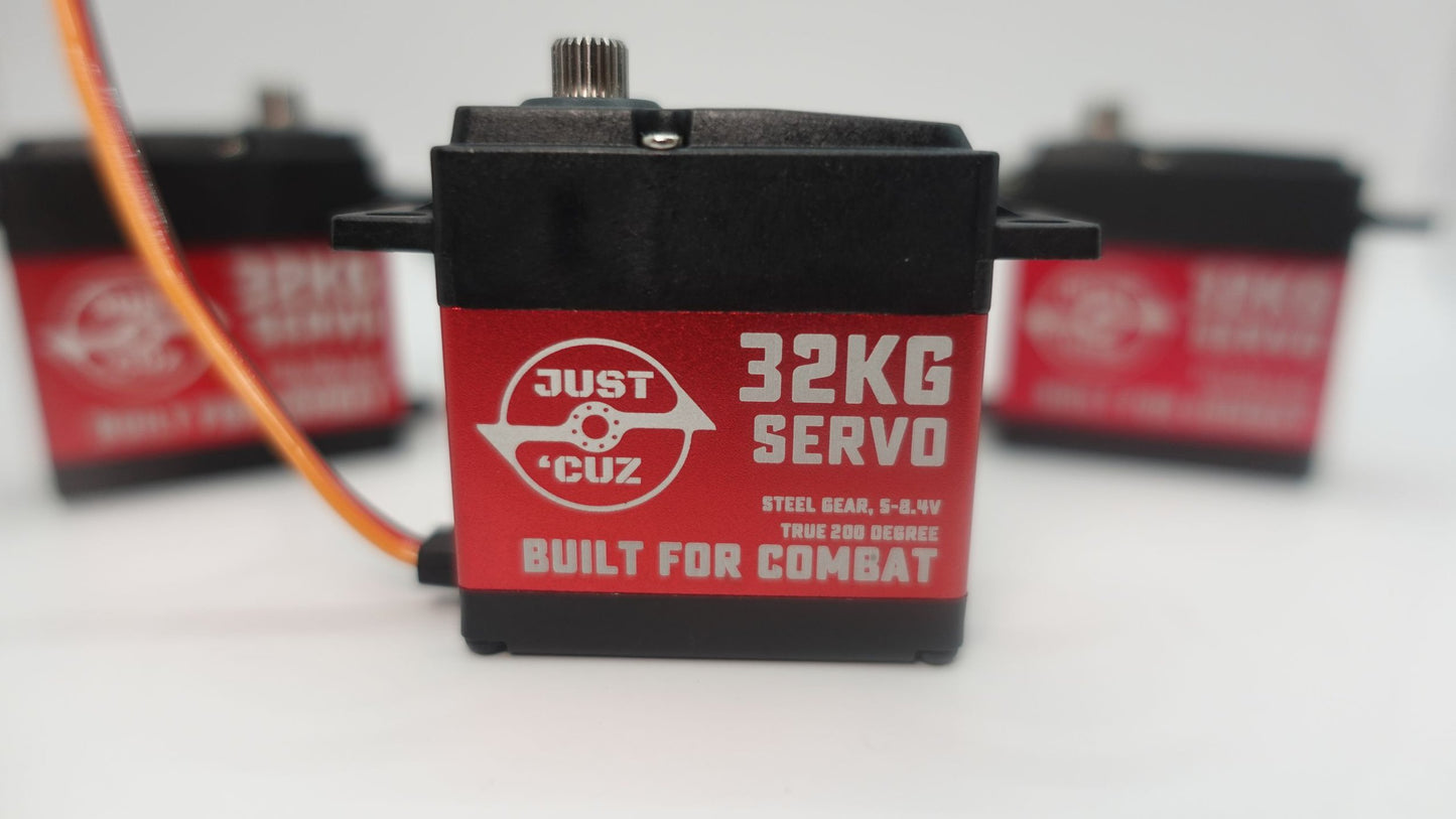 Combat Robot Servo - 32kg-cm True 200 Degree with Stall Protection